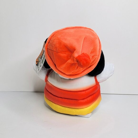 2024 Peanuts Snoopy Candy Corn Puffy Vest 10" CVS Halloween Orange Puffer Plush - Picture 5 of 5